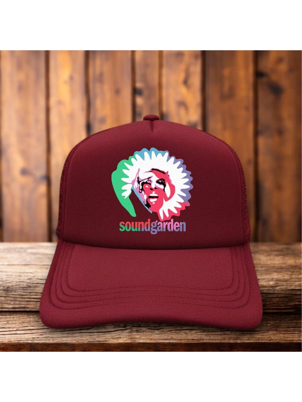 Soundgarden 1994 Tour Maroon Trucker Hat